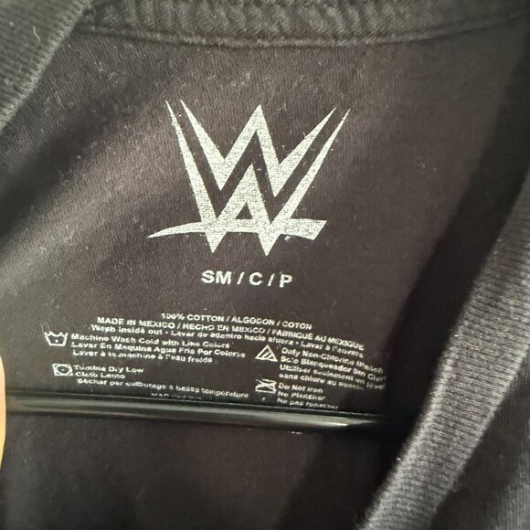 WWE Wrestle Mania VI Ultimate Warrior Macho Man Randy Savage Black T-Shirt Small - Picture 3 of 8